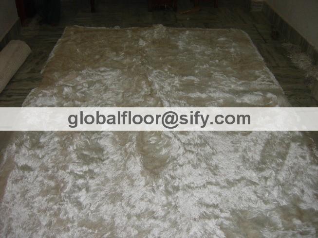 Gff-9112 fine polyester rug
