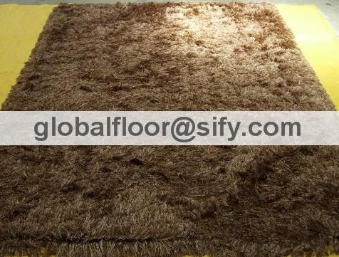 Gff-9114 fine polyester rug 