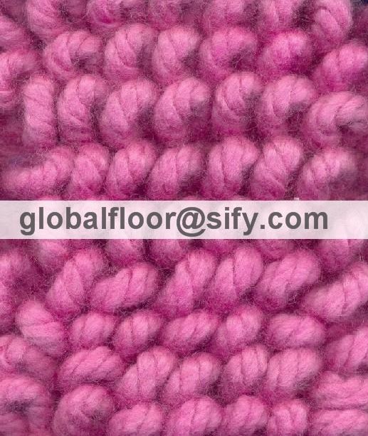Gff-9991 wool shaggy rugs 